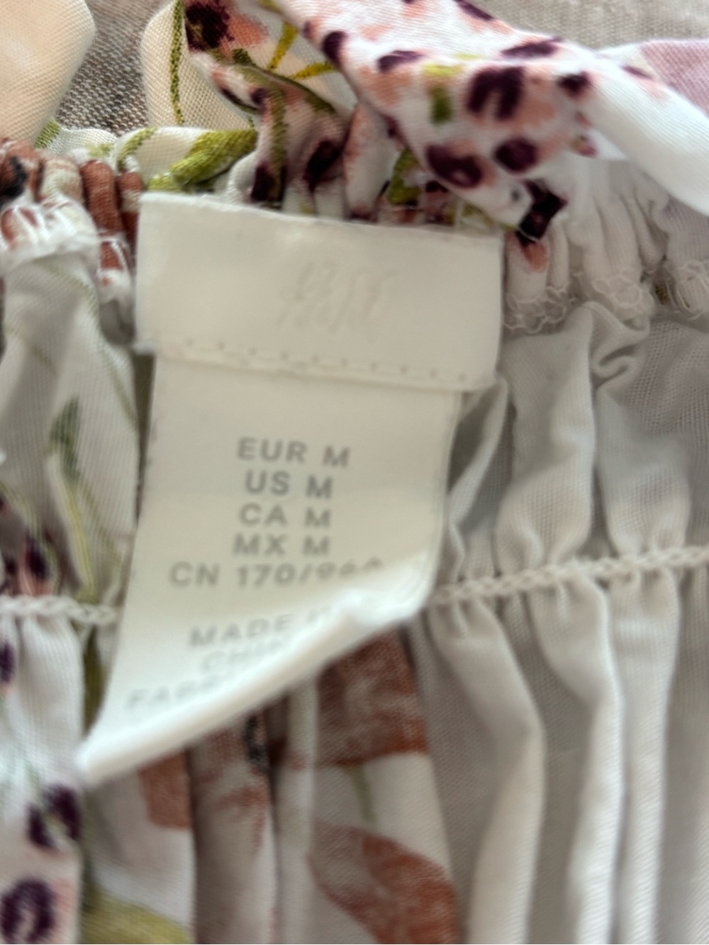H&M White Floral Elastic-Waist Maxi Skirt - Picture 3 of 4